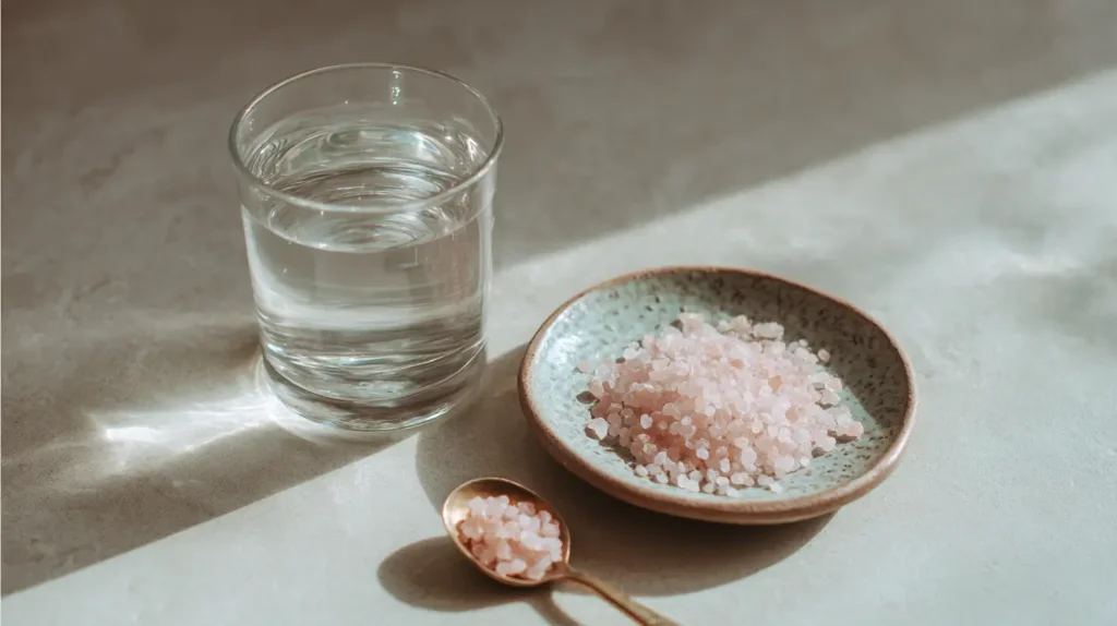 Everyday habits associated with pink salt