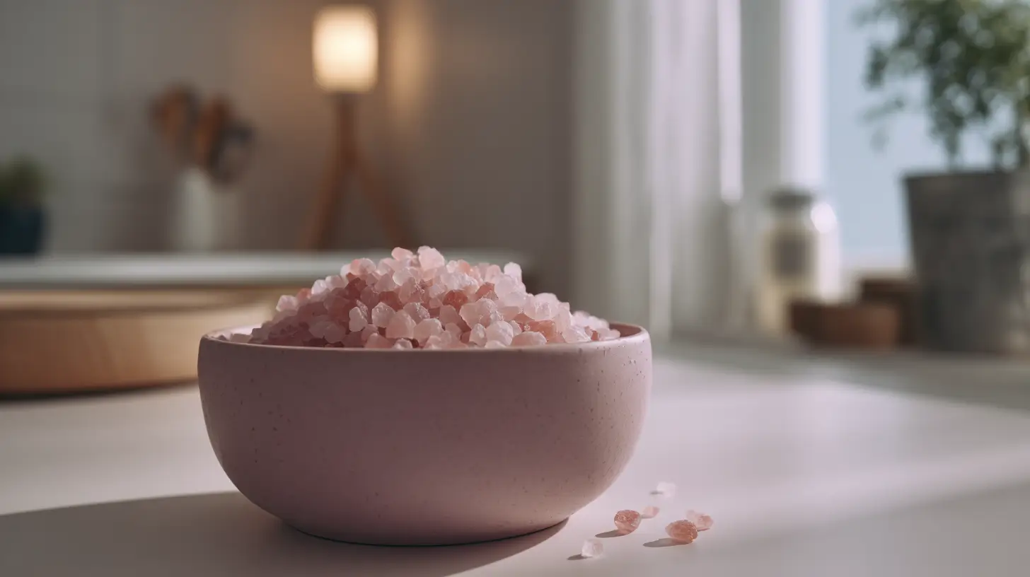 sel rose bienfaits et limites présenté dans un bol en céramique