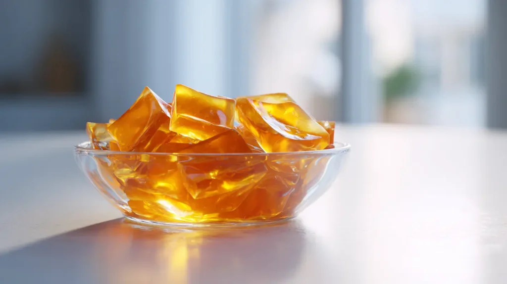 gélatine bovine en feuilles utilisée en cuisine