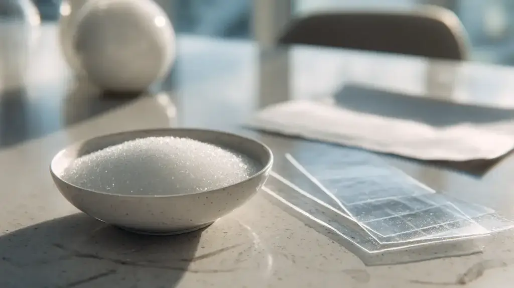 gélatine en poudre ou en feuilles comparées en cuisine