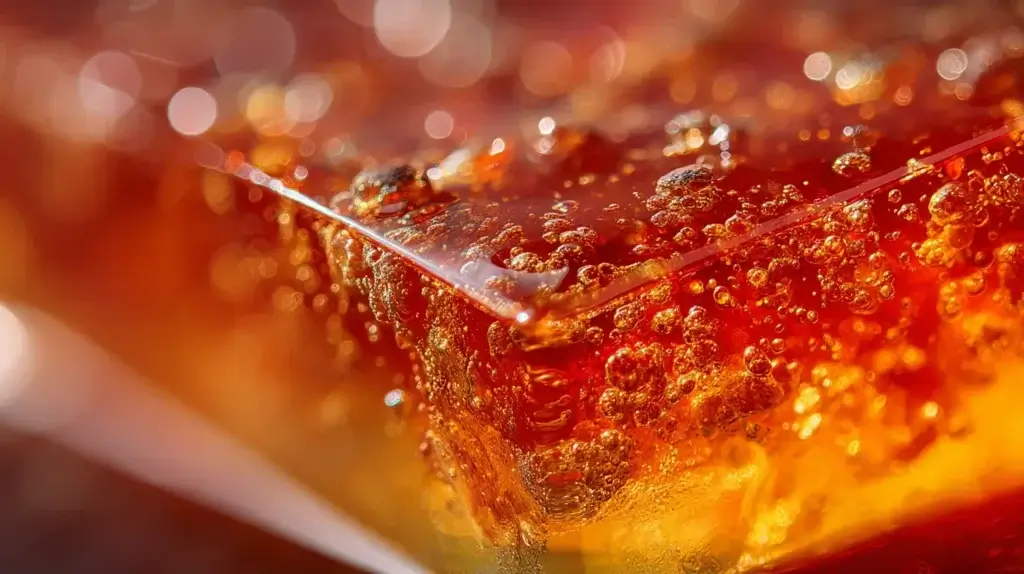 Texture d’un dessert à la gélatine sans cuisson