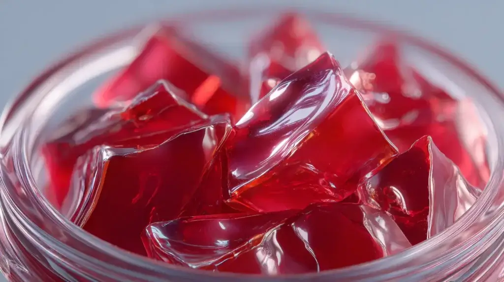 texture finale de la recette de gélatine bariatrique maison